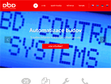 Tablet Screenshot of dbd.cz